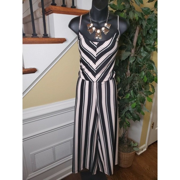 Just Be... Women Striped Jumpsuit 3X - Picture 1 of 8